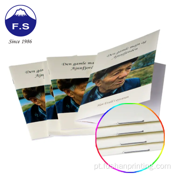 Impressão personalizada livro de folhetos de produtos artesanais